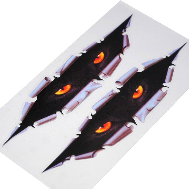 Cool 3D Car Styling Funny Cat Eyes