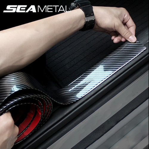 Car Stickers 5D Carbon Fiber Rubber Styling DoorAccessories