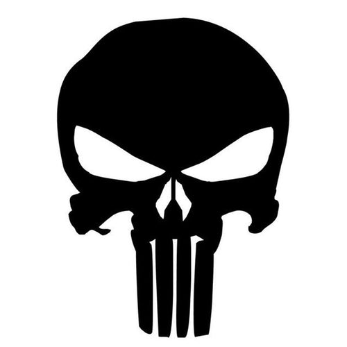9.5*14CM PUNISHER Skull Film