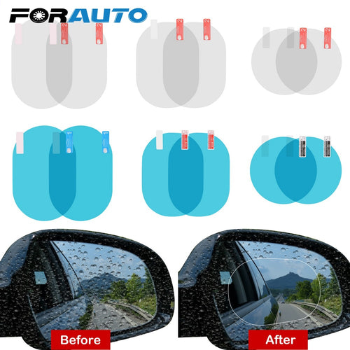 2PCS/Set Anti Fog Car Mirror Window Clear Film