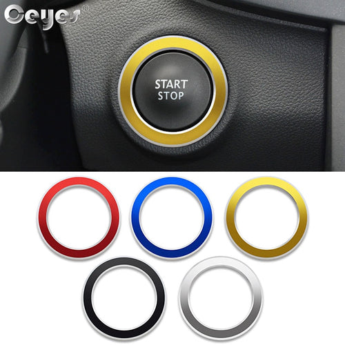 Ceyes Car Sticker Accessories Styling Start Stop