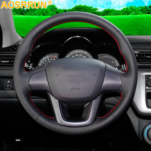 AOSRRUN Car accessories Leather Hand-stitched (Kia)