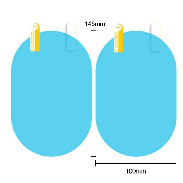 2Pcs Car Rearview Mirror Protective Film