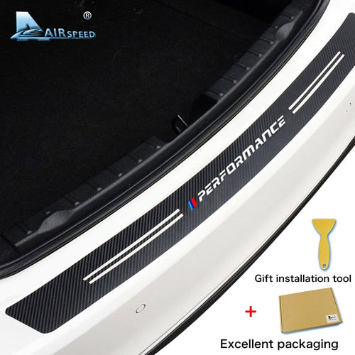 Airspeed Carbon Fiber Car Rear Trunk Stickers (BMW)