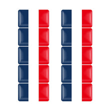 Load image into Gallery viewer, 10pcs 3D Epoxy Car styling National flag logo